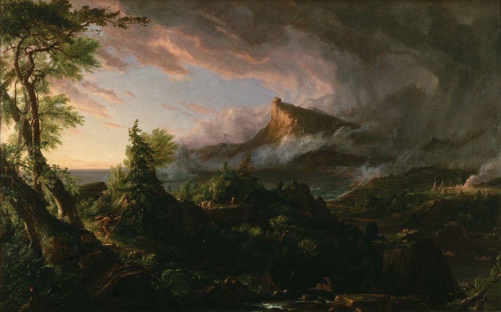 Thomas Cole THE SAVAGE STATE artists and filmmakers depict pre-history